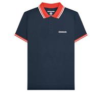 Lambretta Men's Contrast Tipped Polo Shirt in Navy | Size: Large Lambretta Navy L