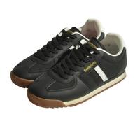 Lambretta Men's Diego Trainers in Black | Size: 9 Lambretta Black 9