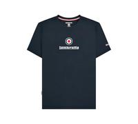 Lambretta Mens Embroidered Target T Shirt (UK, Alpha, S, Regular, Regular, Black)