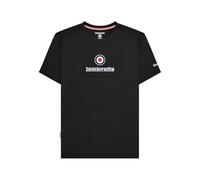 Lambretta Mens Embroidered Target T Shirt (UK, Alpha, S, Regular, Regular, Navy)