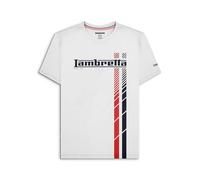 Lambretta Mens Fade Racing Stripes Retro T Shirts