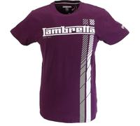 Lambretta Mens Fade Racing Stripes Retro T Shirts (UK, Alpha, S, Regular, Regular, Winter Bloom)