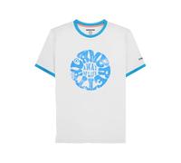 Lambretta Mens Festival Ringer Short Sleeve Crew Neck T-Shirt - White - XL