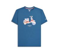 Lambretta Mens Flag T-Shirt Blue L
