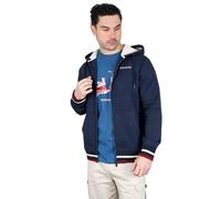 Lambretta Men's Full Zip Hoodie in Navy | Size: XL Lambretta Navy XL