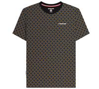 Lambretta Men's Geometric T-Shirt in Black | Size: Large Lambretta Black L