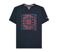 Lambretta Mens Heritage Target Short Sleeve T-Shirt - Navy - 3XL