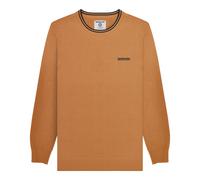 Lambretta Men's Knitted Tipped Jumper in Dark Brown | Size: 3XL Lambretta Dark Brown 3XL