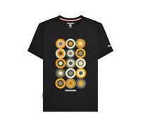 Lambretta Mens Mod Target Short Sleeve T-Shirt - Black/Gold - 4XL