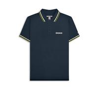 Lambretta Men's Navy & White Twin Tipped Polo Shirt, Size: XXL