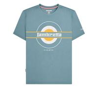 Lambretta Mens Neo Target Short Sleeve T-Shirt - Smoke Blue - 3XL