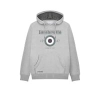 Lambretta Mens Oth Hoodie Adults Grey Marl/iron Gate/, Extra Large