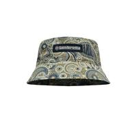 Lambretta Mens Paisley Summer Festival Bucket Hat - Khaki