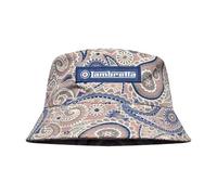 Lambretta Mens Paisley Summer Festival Bucket Hat - Woodsmoke