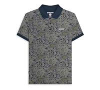 Lambretta Mens Pasly Polo Navy/Grey XL