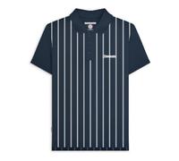 Lambretta Mens Pins Polo Navy/White L
