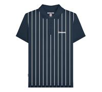 Lambretta Men's Pinstripe Polo Shirt in Navy | Size: Large Lambretta Navy L