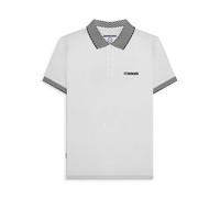 Lambretta Mens Polo Adults White/black, 4x Extra Large