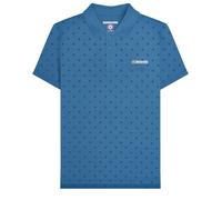 Lambretta Men's Premium AW24 Target Polo Shirt in Mid Blue | Size: Medium Lambretta Mid Blue M