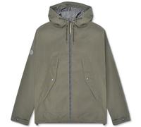 Lambretta Mens Riley Full Zip Retro Mod Windbreaker Jacket - Khaki - 3XL