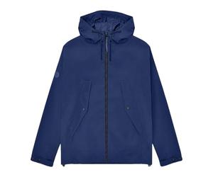 Lambretta Mens Riley Full Zip Retro Mod Windbreaker Jacket - Navy - 2XL