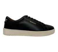 Lambretta Mens Robbie Low Rise Lace Up Memory Foam Trainers - Black - 9 UK