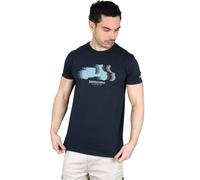 Lambretta Men's Scooter Blur T-Shirt in Navy | Size: Large Lambretta Navy L