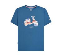 Lambretta Mens Scooter Flag T-Shirt 5XL Dark Blue