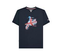 Lambretta Mens Scooter Logo Retro T Shirts (UK, Alpha, 4XL, Regular, Regular, Navy)
