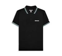 Lambretta Mens Short Sleeve Polo Shirt (UK, Alpha, 3XL, Regular, Regular, Black (Dawn Smoke Blue))