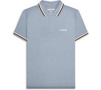 Lambretta Mens Short Sleeve Polo Shirt (UK, Alpha, L, Regular, Regular, Dusky Blue)