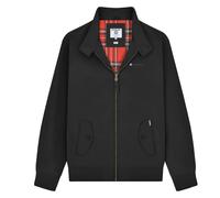 Lambretta Mens Shower Resistant Harrington Jacket - Black - 4XL - Black