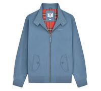 (L, Mid Blue) Lambretta Mens Shower Resistant Harrington Jacket