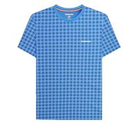 (L, Vallarta Blue) Lambretta Mens SS24 Geometric All-Over Print T-Shirt