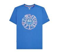 Lambretta Mens SS24 Paisley Roundel T-Shirt - Dark Blue - Dark Blue - XL