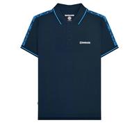 Lambretta Mens SS24 Paisley Taped Polo Shirt - Navy - Navy - 3XL