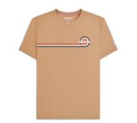 Lambretta Mens SS24 Retro Stripe T-Shirt - Sand - L - Sand