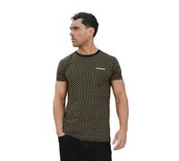 Lambretta Men's SS25 Geometric T-Shirt in Black | Size: Large Lambretta Black L