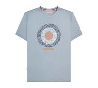 Lambretta Men's SS25 Geometric T-Shirt in Blue | Size: 2XL Lambretta Blue 2XL