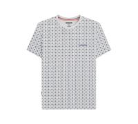 Lambretta Men's SS25 Geometric T-Shirt in White | Size: 2XL Lambretta White 2XL