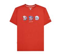 (3XL, Red) Lambretta Mens SS25 Helmet T-Shirt