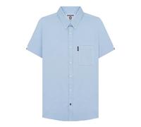 Lambretta Men's SS25 Oxford Shirt in Blue | Size: Large Lambretta Blue L