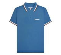 Lambretta Mens SS25 Triple Tipped Big & Tall Polo Shirt (4XL) (Dark Blue/White/Cork/Navy)