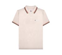 Lambretta Men's SS25 Triple Tipped Polo Shirt in Beige | Size: 2XL Lambretta Beige 2XL