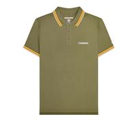 Lambretta Mens SS25 Triple Tipped Polo Shirt - Khaki Green - 3XL - Khaki Green