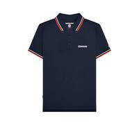 Lambretta Men's SS25 Twin Tip Polo Shirt in Mid Navy | Size: XL Lambretta Mid Navy XL
