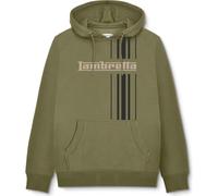 Lambretta Mens Stripe Hoodie - Khaki - L
