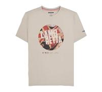 Lambretta Mens T-Shirts A Way of Life Printed Casual MOD UK S-4XL (UK Small, Jet Stream Union Jack)