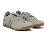 Lambretta Mens Tackle Retro Low Rise Mod Trainers - Grey/Charcoal - 7 UK