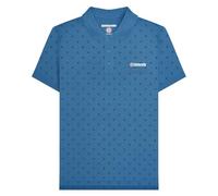 Lambretta Mens Target AOP Premium Polo Big & Tall Smart - Dark Blue/Navy - 3XL